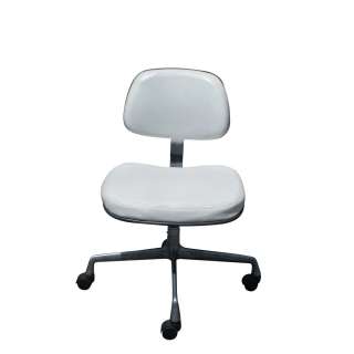 Herman Miller Eames Task Chairs in White Leather  