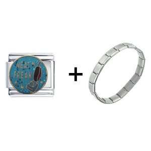  Neat Freak Blue Italian Charm Pugster Jewelry