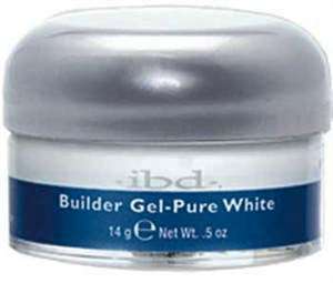 ibd Builder Gel Pure White (Intense White)   1/2oz / 14 g   Strong UV 