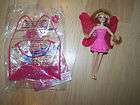 Barbie A Fairy Secret Doll #6 McDonalds Toy Pink Dress