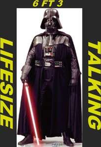   Darth Vader LiFeSiZe Cardboard Standup Cutout Standee TALKING  