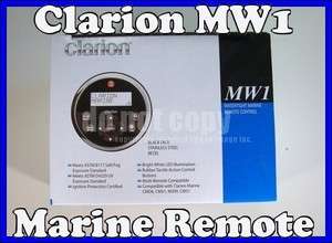 Clarion MW1 Marine LCD Remote for CMD6 CMV1 M309  