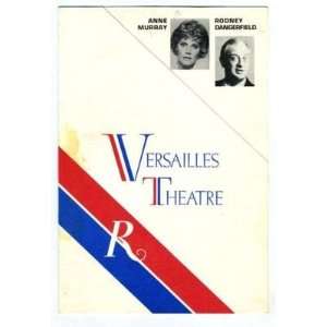  Versailles Theatre Menu Riviera Hotel Dangerfield 