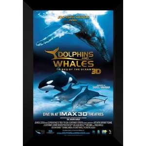  Dolphins and Whales 27x40 FRAMED Movie Poster   2008