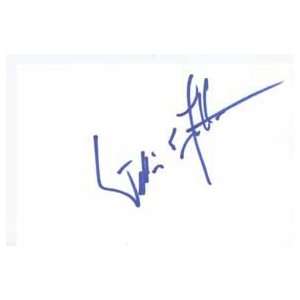 WILLIAM FICHTNER Signed Index Card In Person