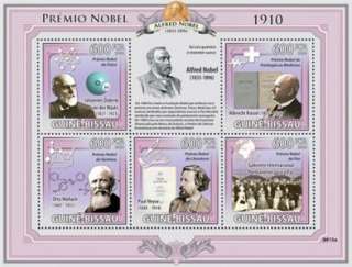 Nobel Prize Winners 5 Stamps Guinea Bissau GB9413a  