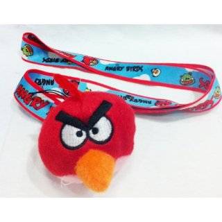 com Angry Birds Lanyard Keychain Holder with Bonus (Black) 2.5 Angry 