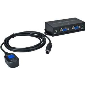  NEW 2 x 1 VGA and Audio Switcher with Remote Control Cable 