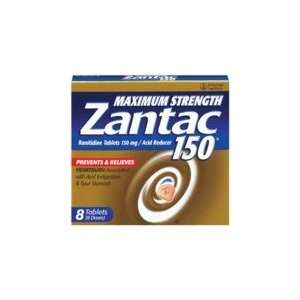  Zantac 150 Tabs Max Strength Size 8 Health & Personal 