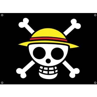 One Piece Straw Hat Pirates Flag Anime Wall Scroll 