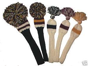 or more) Chill Hand Knit pompom Headcovers  TO ORDER  
