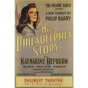 Philadelphia Story, The Poster Broadway Theater Play 14x22 Vera Allen 