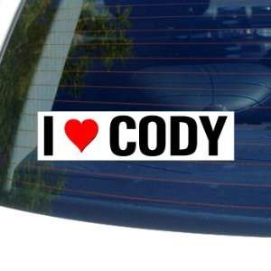  I Love Heart CODY   Window Bumper Laptop Sticker 
