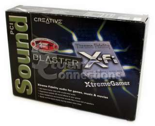 Creative Sound Blaster X Fi Xtreme Gaming Fidelity PCI Sound Card 
