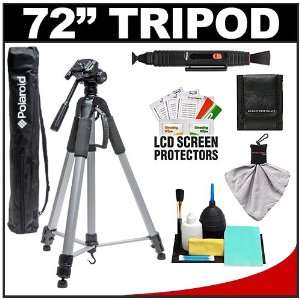   Tripod with Case (Silver) with Cleaning Accessory Kit