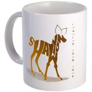  Shawyon gold deer Football Mug by  Kitchen 