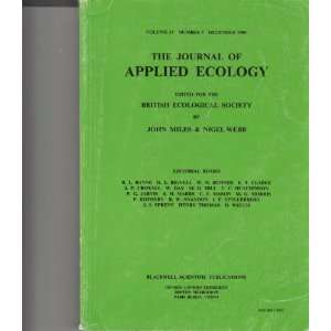  The Journal of Applied Ecology (Volume 27. Number 3 