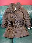 Jones New York Womens Chocolate Down Coat Size L