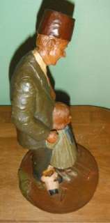 Shriners Hope Clay Sculpture Figurine 1987 Signed Artist T Clark 53 