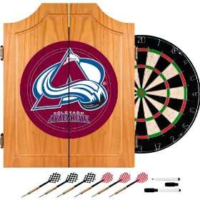  Nhl Colorado Avalanche Dart Cabinet Includes Darts And 