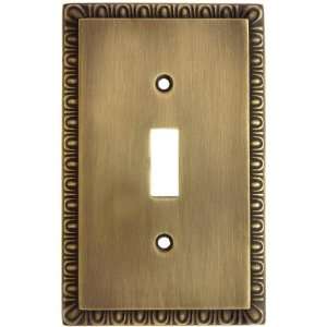  Egg & Dart Design Toggle Light Switch Plate In Antique By 