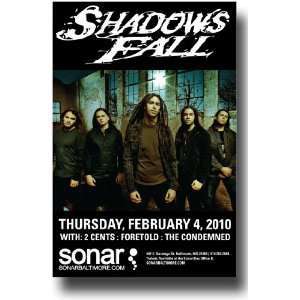  Shadows Fall Poster   Concert Flyer   Retribution Tour R 
