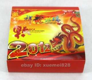   China Year of the Dragon Red Copper Big Medal 90mm With Box  