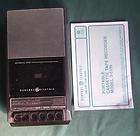 GENERAL ELECTRIC GE PORTABLE CASSETTE TAPE RECORDER 3 5105 & MANUAL