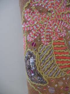 DRIES VAN NOTEN Adorned Tapestry Brocade JACKET B36 Tulle Sequins 