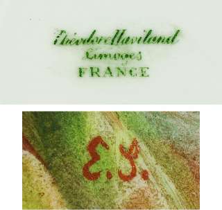 11 THEODORE HAVILAND c1903 PORCELAIN LIMOGES FRANCE DINNER PLATES 