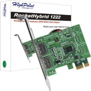   1222 PCI Express 2.0 x1 Dual Port SATA 6Gb/s Host Adapter Electronics