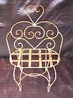 31 Wrought Iron Childs Heart Bench Country   Heavy