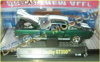 1966 66 SHELBY GT350 MUSTANG GREEN M2 MACHINES SHELBY DIECAST  