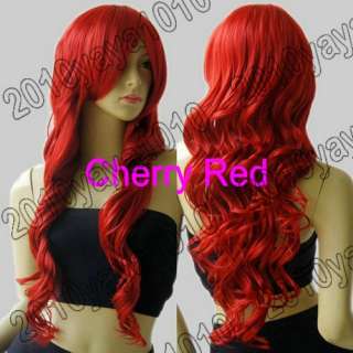  Wavy Long Hair 70cm Cosplay Wig All Color  