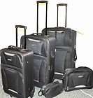 Springfield II TAG 5 Piece Upright Red Luggage Set Travel Bags 