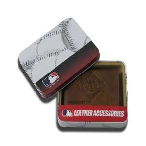    New York Yankees Embossed Leather Trifold Wallet