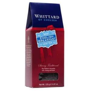 Whittard Black Tea English Breakfast Loose Leaf Tea Packet / 125g / 4 