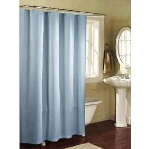    Solid BLUE Microfiber Shower Curtain or Liner