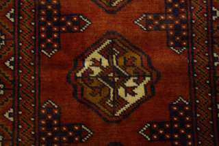  Antique Turkoman Persian Wool Handmade Oriental Area Rug Carpet 2x3