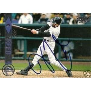 Jeff Reed Signed Colorado Rockies 1999 Pacific Card
