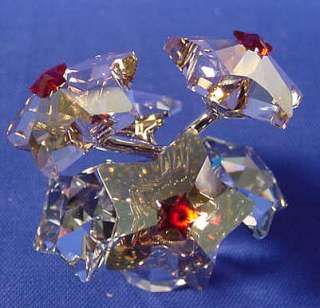 Swarovski Crystal STAR BLOSSOMS Flower Pot Figurine NIB  