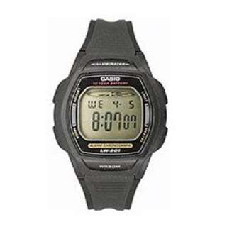 Casio LW201 1AV Classic Digital Black Resin Band Watch  