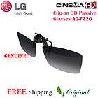   Cinema 3D Glasses AG   F220 / LG 3D TV & 3D PC Monitor Glasses NEW