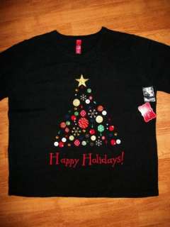 NWT UGLY CHRISTMAS TREE HAPPY HOLIDAYS SWEATER JUMPER PARTY XXL 2XL 52 