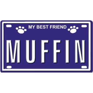 MUFFIN Dog Name Plate for Dog House. Over 400 Names Availaible. Type 