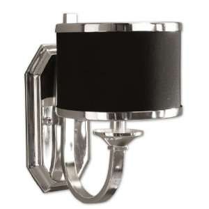  Tuxedo, Wall Sconce by Uttermost   Silver Plated Metal 
