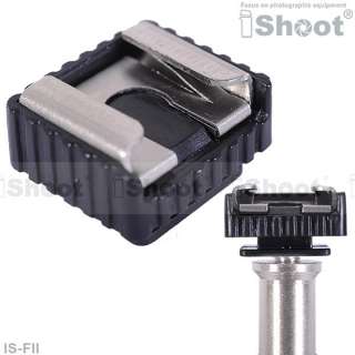 iShoot Flash Hot Shoe Mount Adapter with 1/4” Thread for Canon 