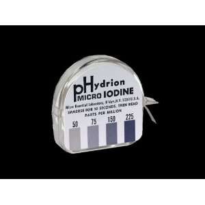  pH Hydrion Iodine Test Paper, Range 50 225 PPM 