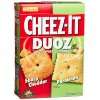 Cheez It Baked Snack Crackers, Duoz, Sharp Cheddar & Parmesan, 13.7 