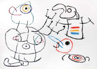 Miro, Miró, Joan, Ubu Aux Baléares, Lithograph, Hand Signed, 1971 